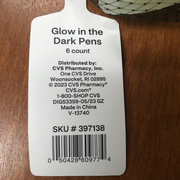 Halloween Spooky Village Glow in the Dark Pens - Picture 5 of 5